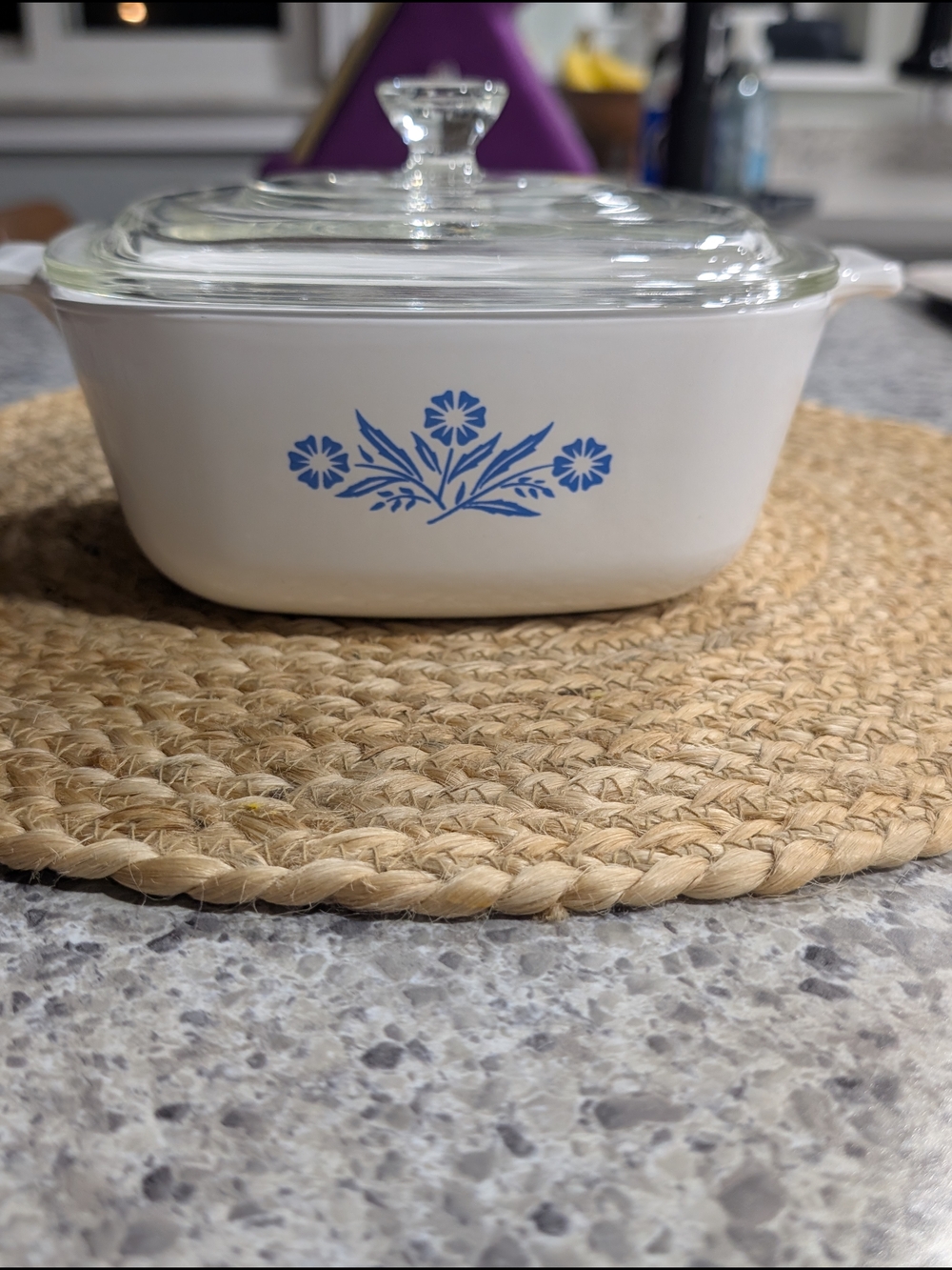 Corningware White Ceramic Square Casserole Lid